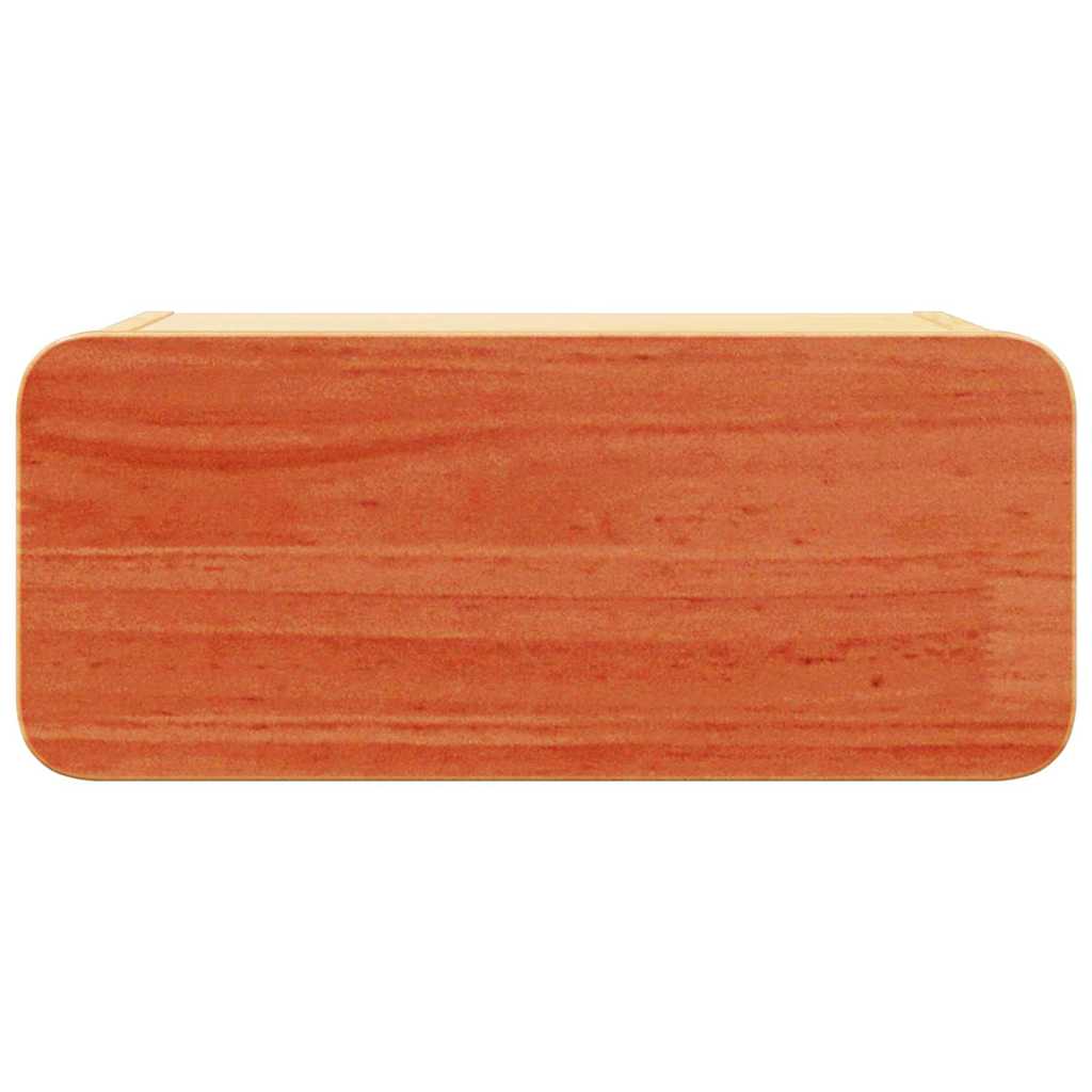 Noćni ormarić s ladicama 2 pcs Vosak smeđa 39 x 34 x 16,5 cm