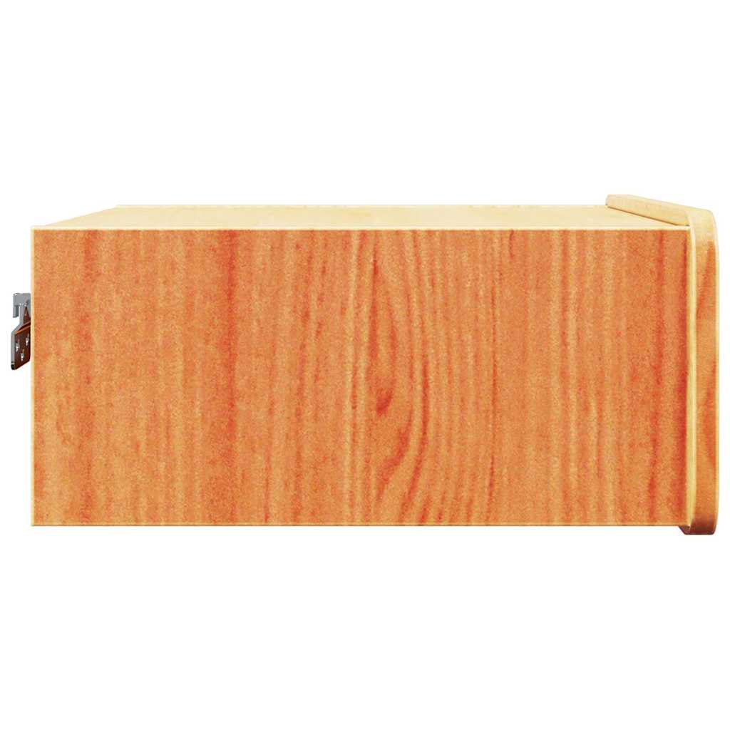 Noćni ormarić s ladicama 2 pcs Vosak smeđa 39 x 34 x 16,5 cm