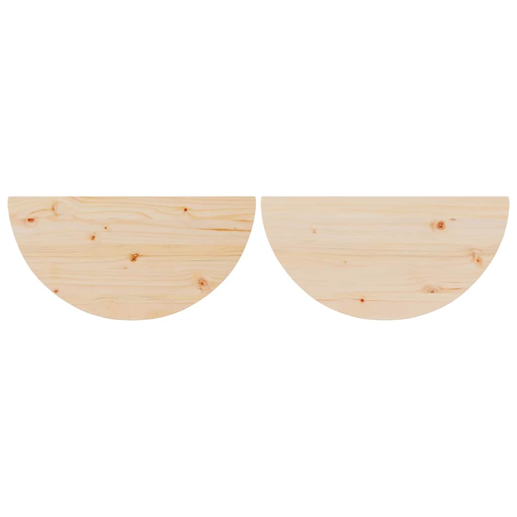 Kava Stol 2 pcs Prirodna Masivna borovina