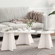 Kava Stol 3 pcs Bijelo