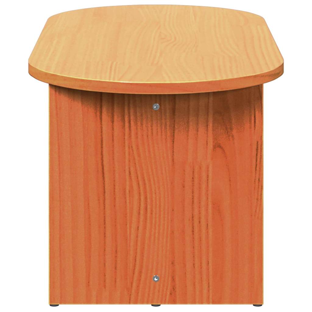 Kava Stol Vosak smeđa 80 x 39,5 x 35 cm Čvrsto borovo drvo