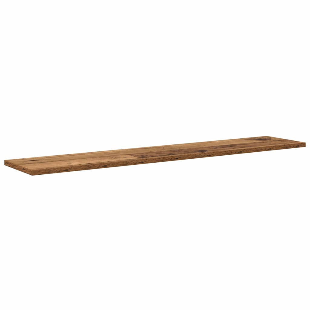 Police za knjige 4 pcs Smeđa 100 x 20 x 1,5 cm