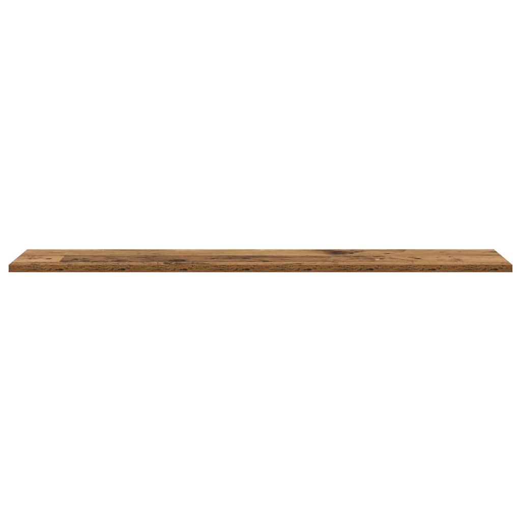Police za knjige 4 pcs Smeđa 100 x 20 x 1,5 cm