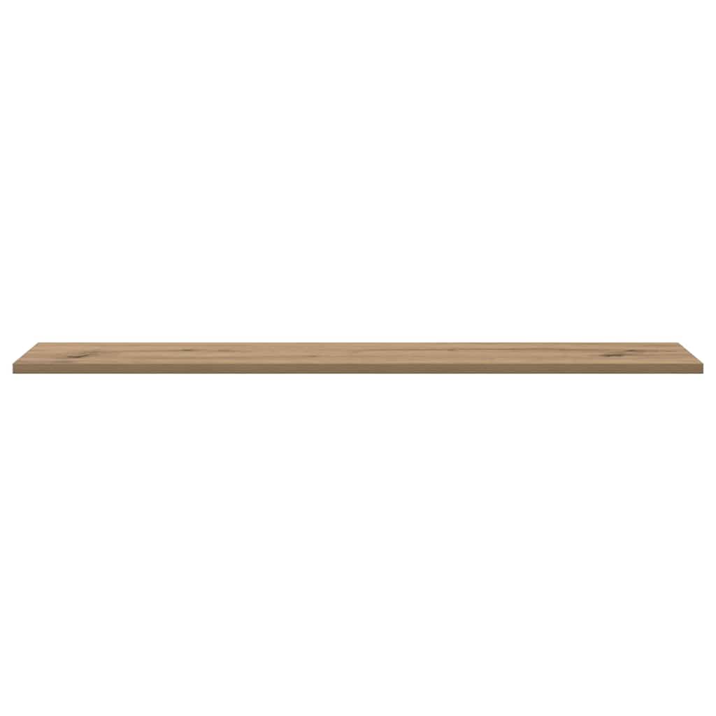Police za knjige 4 pcs Smeđa 100 x 20 x 1,5 cm