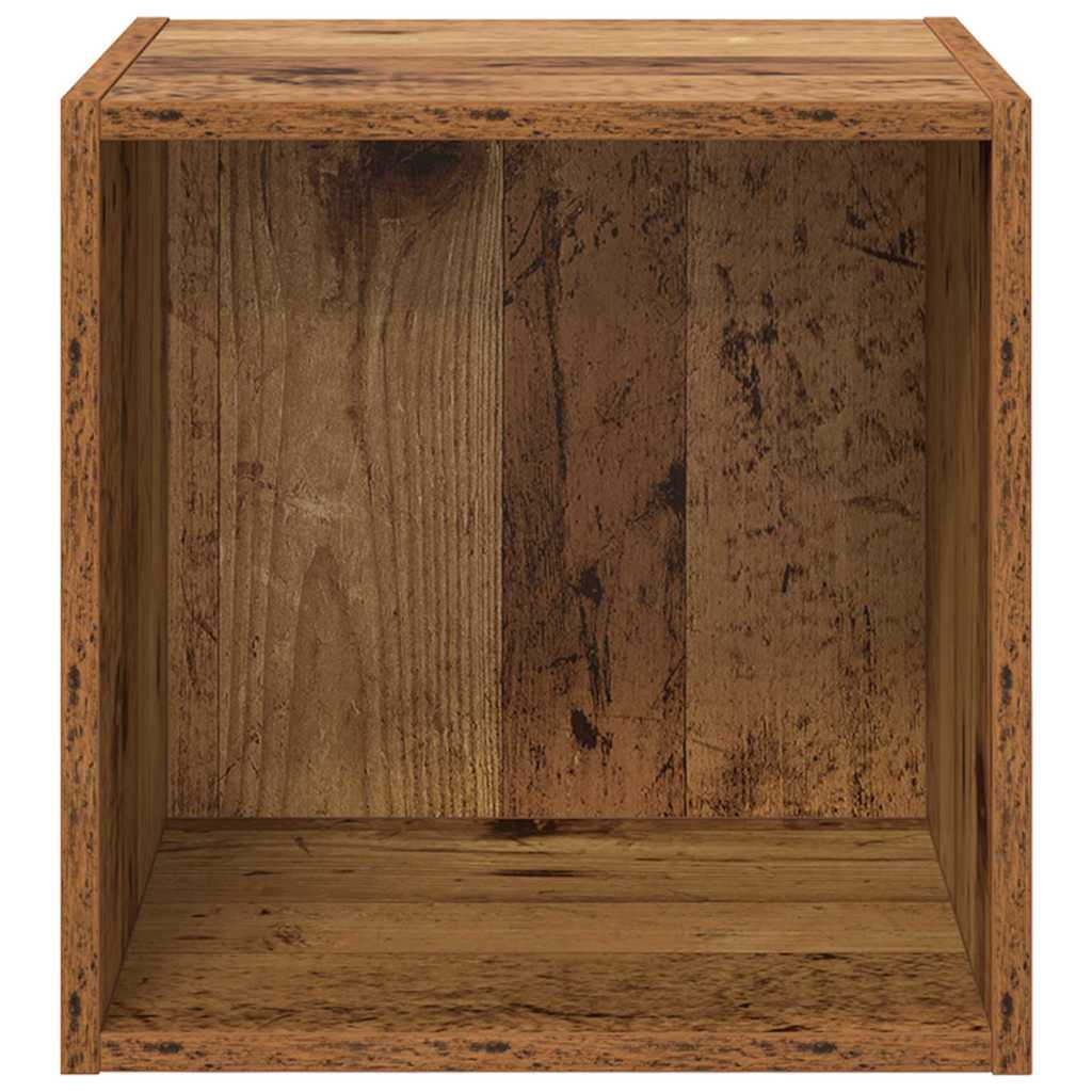 Ormar za Zid 2 pcs Staro drvo 37 x 37 x 37 cm Konstruirano drvo