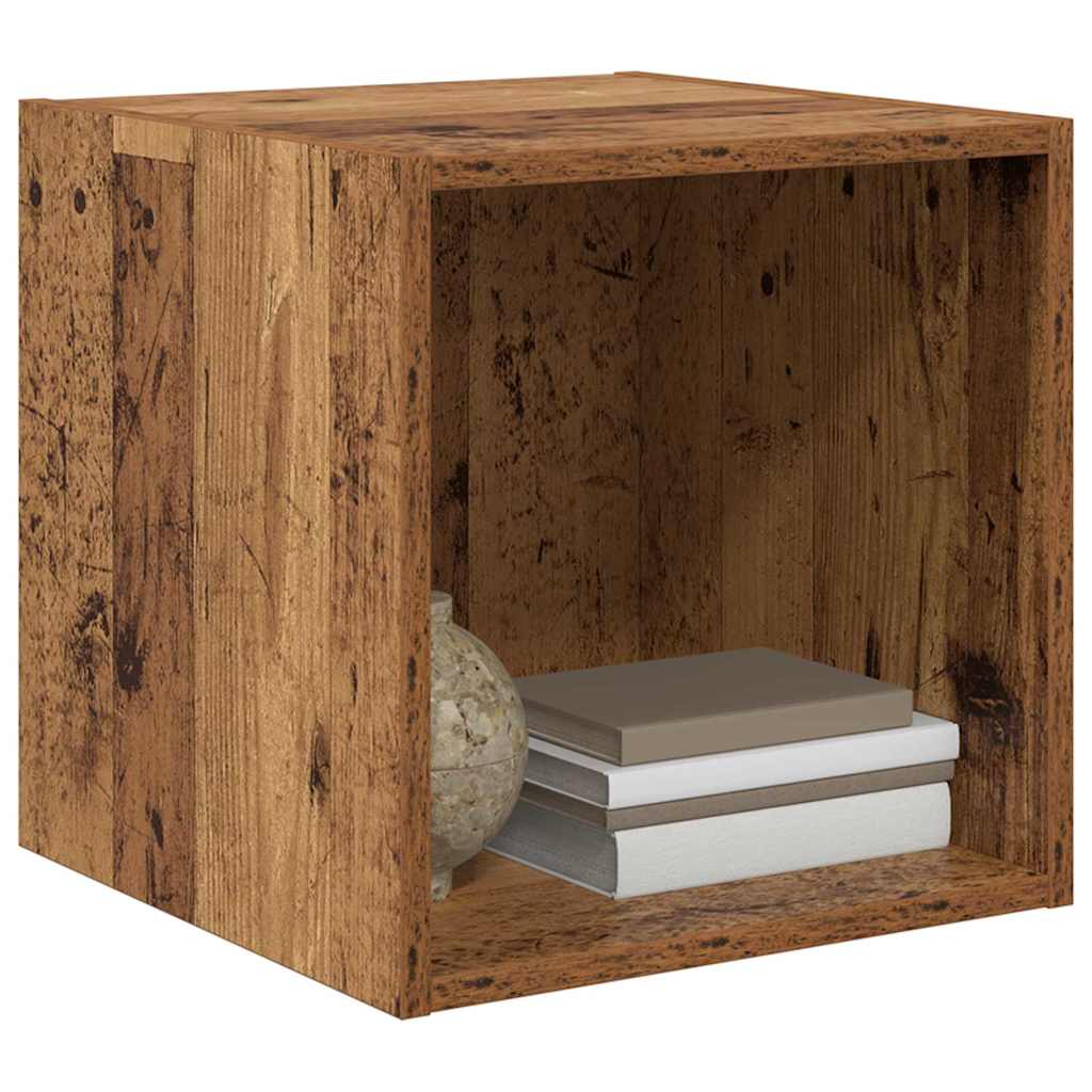 Ormar za Zid 2 pcs Staro drvo 37 x 37 x 37 cm Konstruirano drvo