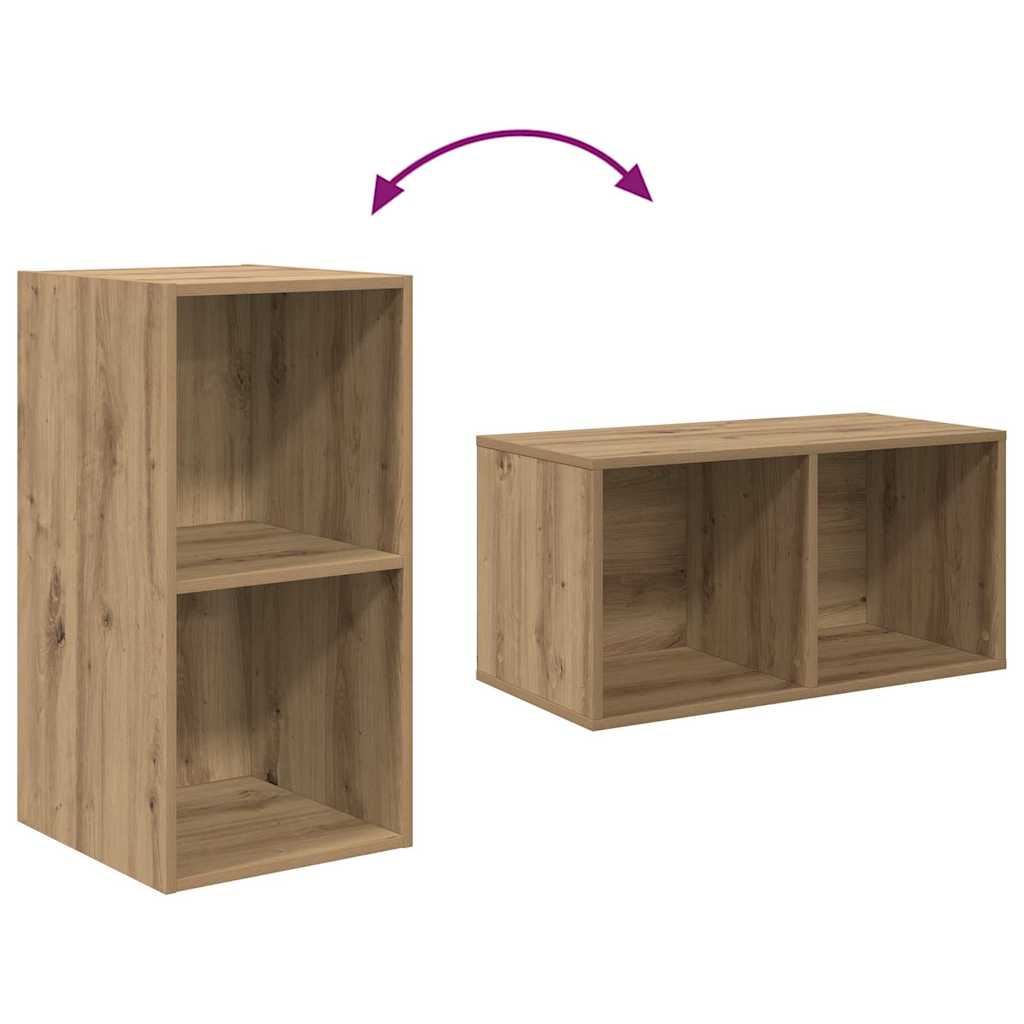 Set TV komoda Zidne Umjetnički hrast 37 x 37 x 72 cm