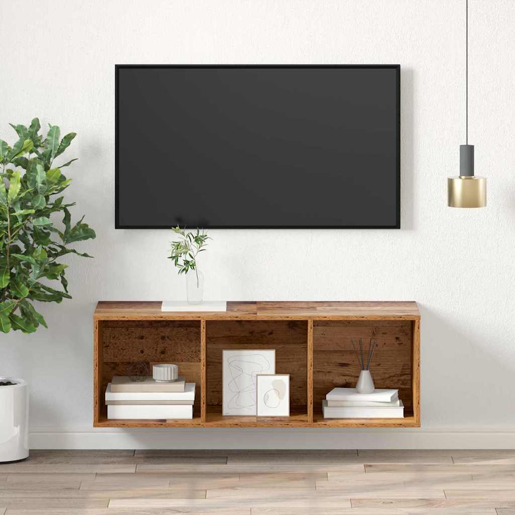 Set TV komoda Staro drvo 37 x 37 x 107 cm Konstruirano drvo
