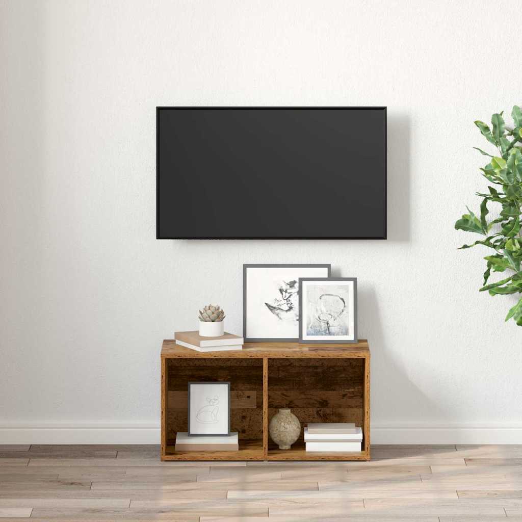 Set TV komoda Zidne Smeđa 72 x 35 x 37 cm Konstruirano drvo