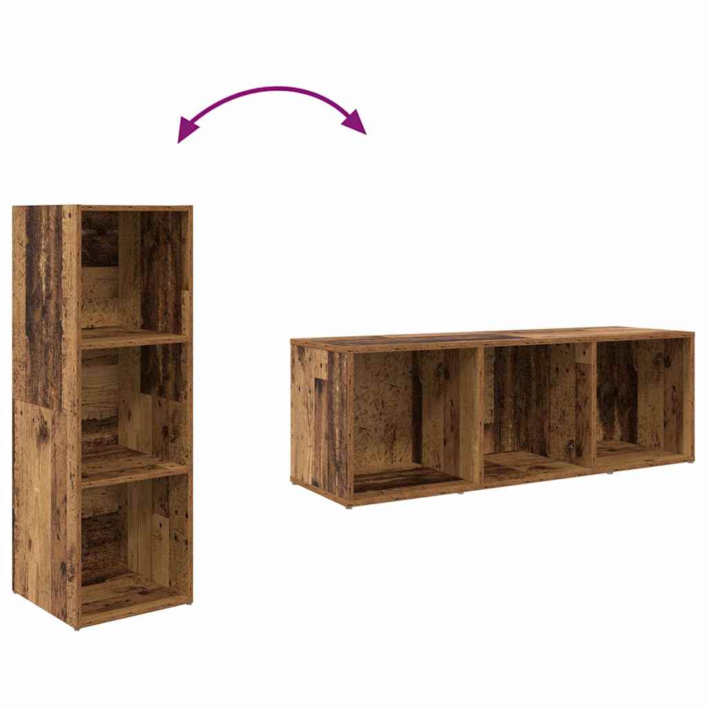 Set TV komoda Zidne Smeđa 72 x 35 x 37 cm Konstruirano drvo