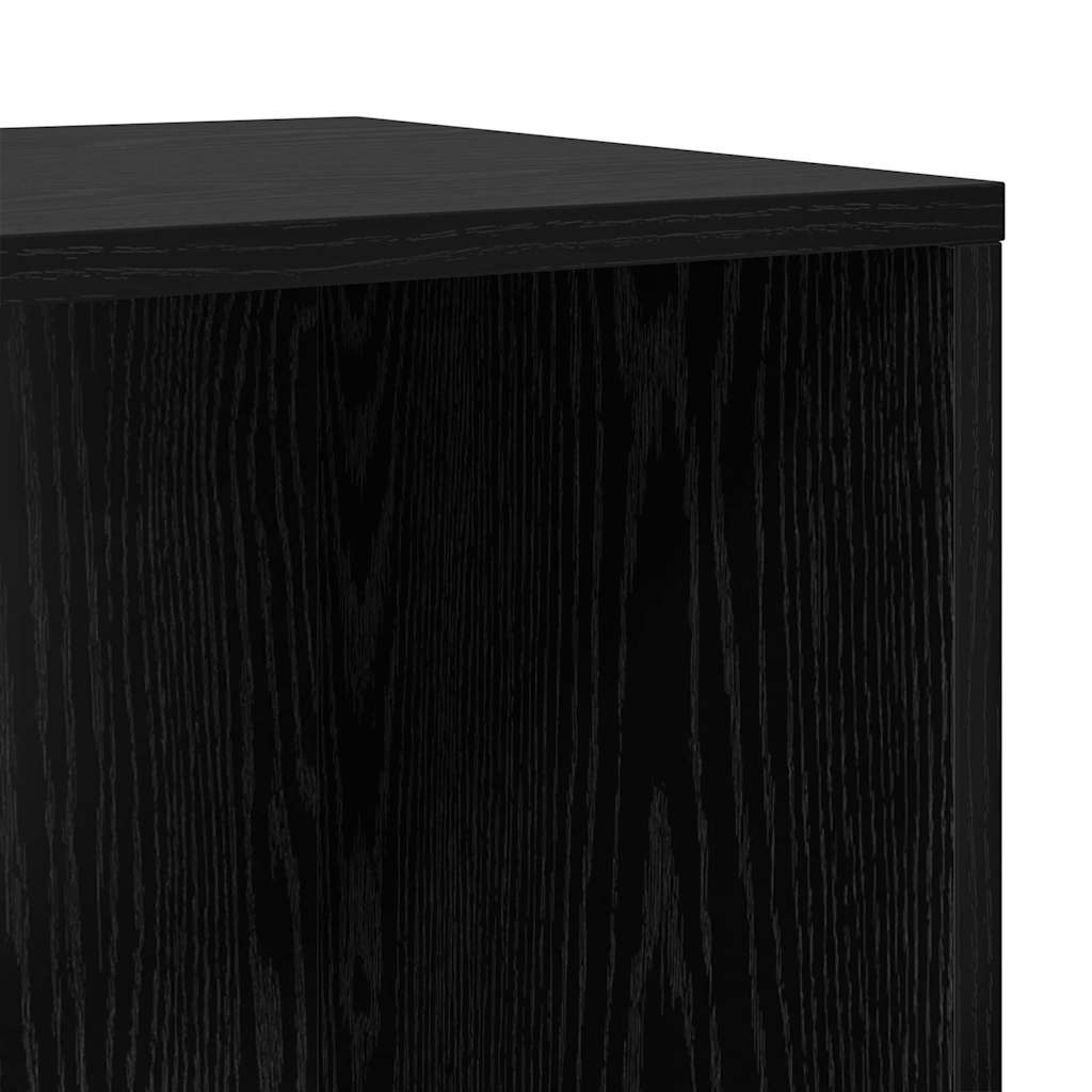 Set TV komoda Zidne Crna 72 x 35 x 37 cm Konstruirano drvo