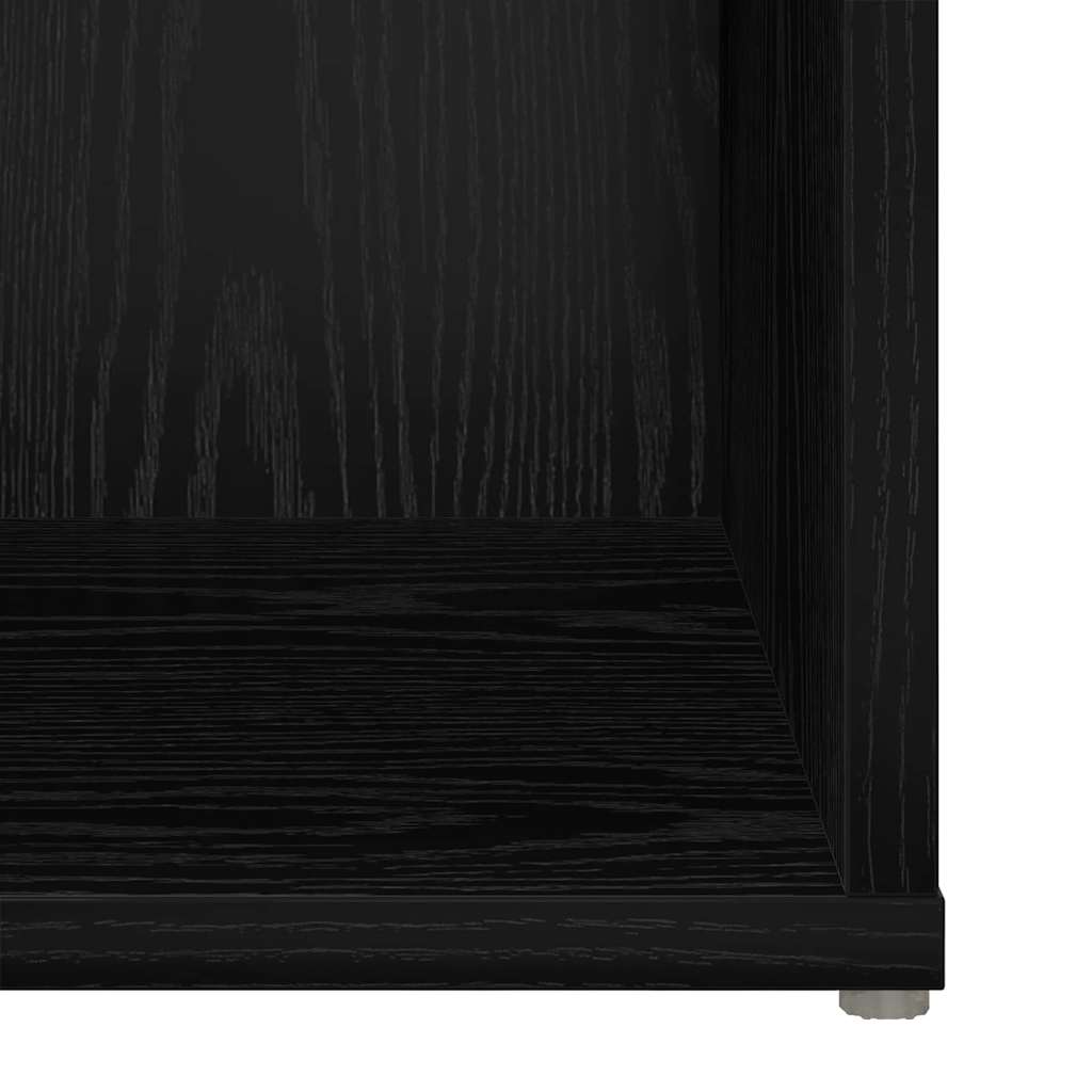 Set TV komoda Zidne Crna 72 x 35 x 37 cm Konstruirano drvo