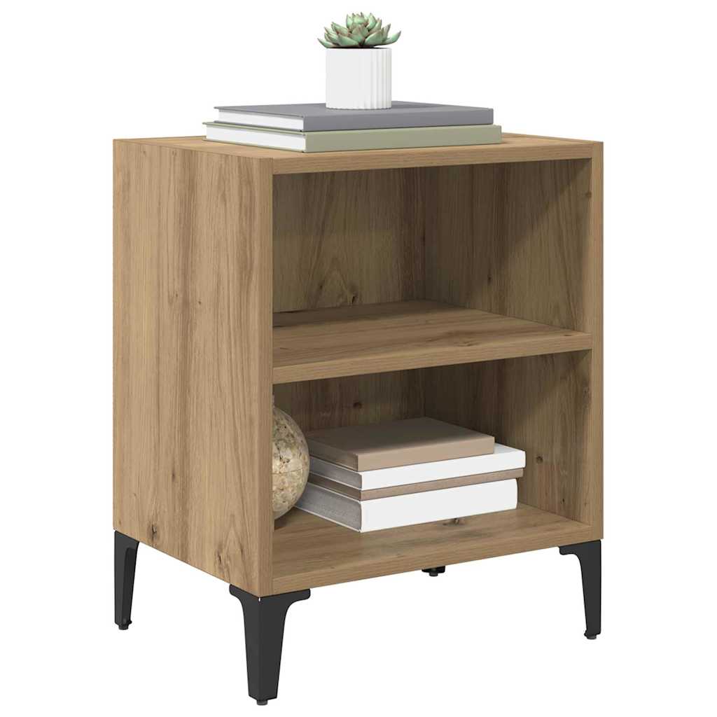 Noćni ormar 2 pcs Umjetnički hrast 40 x 30 x 50 cm