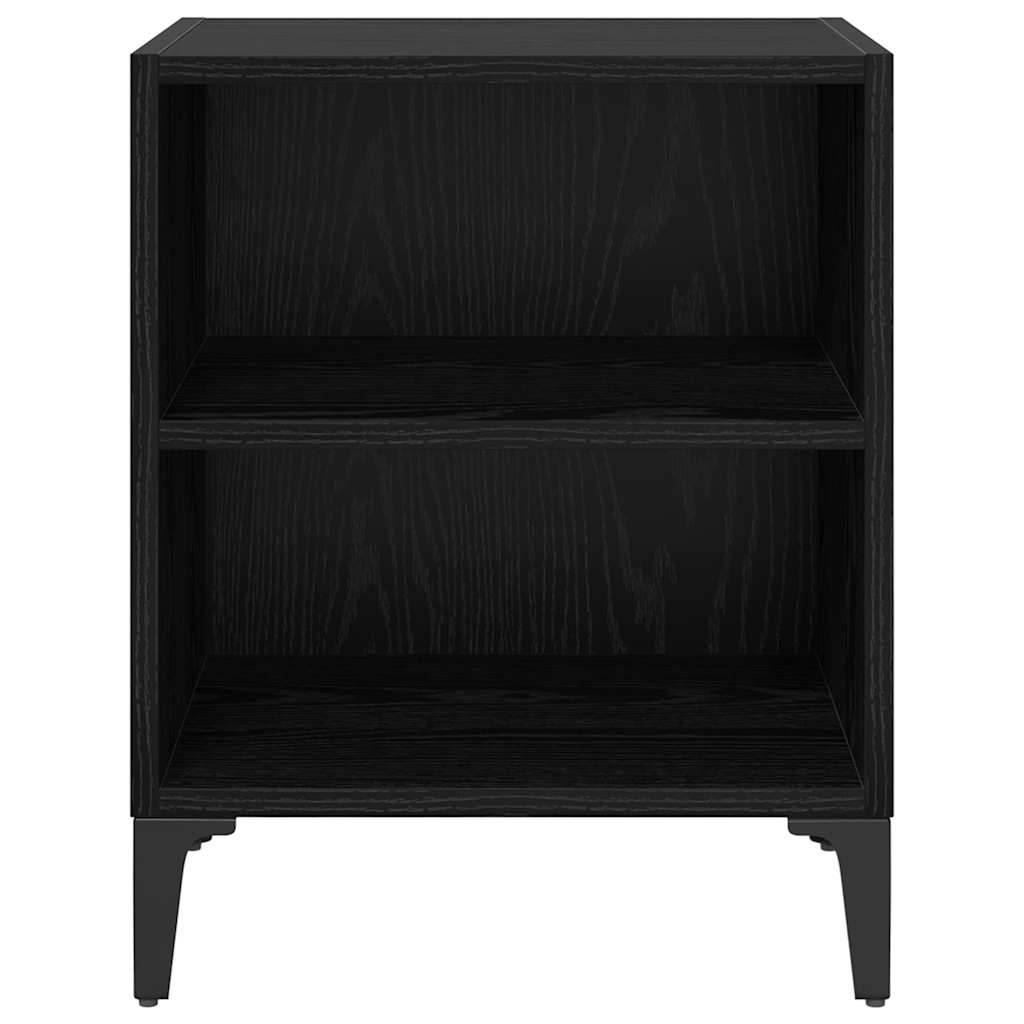 Noćni ormar 2 pcs Crni hrast 40 x 30 x 50 cm Konstruirano drvo