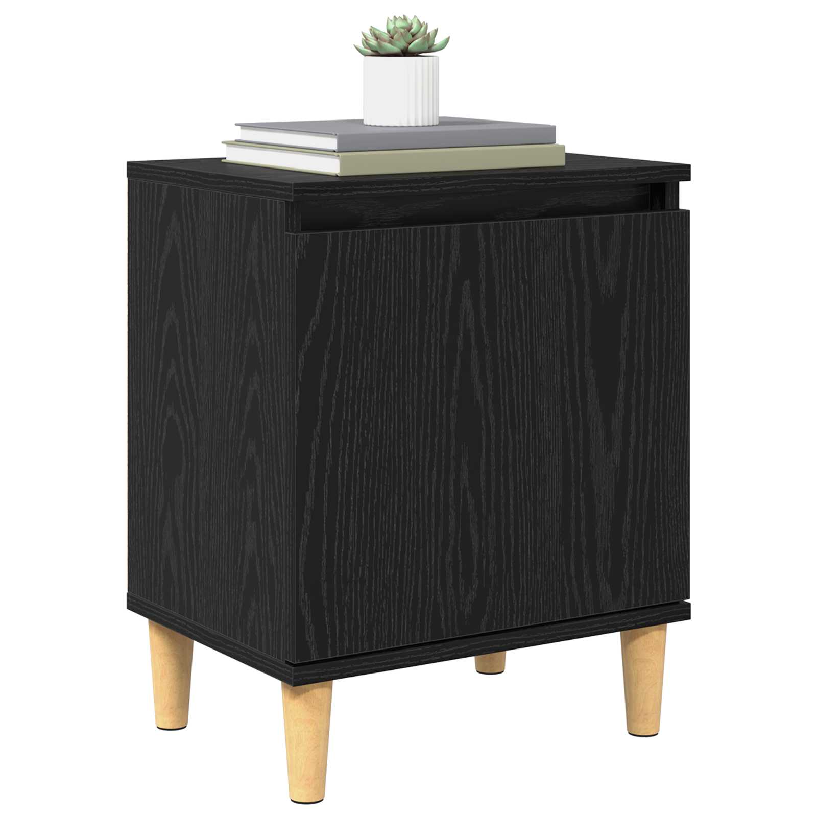 Noćni ormar Crni hrast 40 x 30 x 50 cm Konstruirano drvo