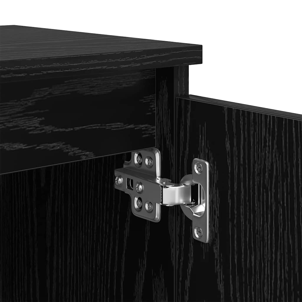 Noćni ormar Crni hrast 40 x 30 x 50 cm Konstruirano drvo