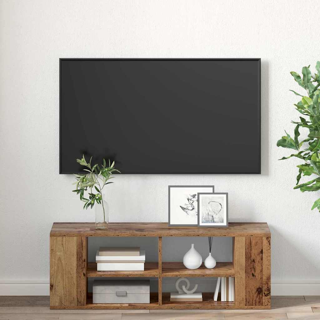 Set TV komoda Staro drvo 102 x 35 x 35 cm Konstruirano drvo