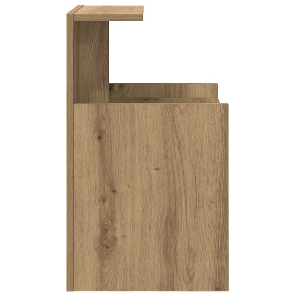 Noćni ormar 2 pcs Umjetnički hrast 40 x 35 x 60 cm