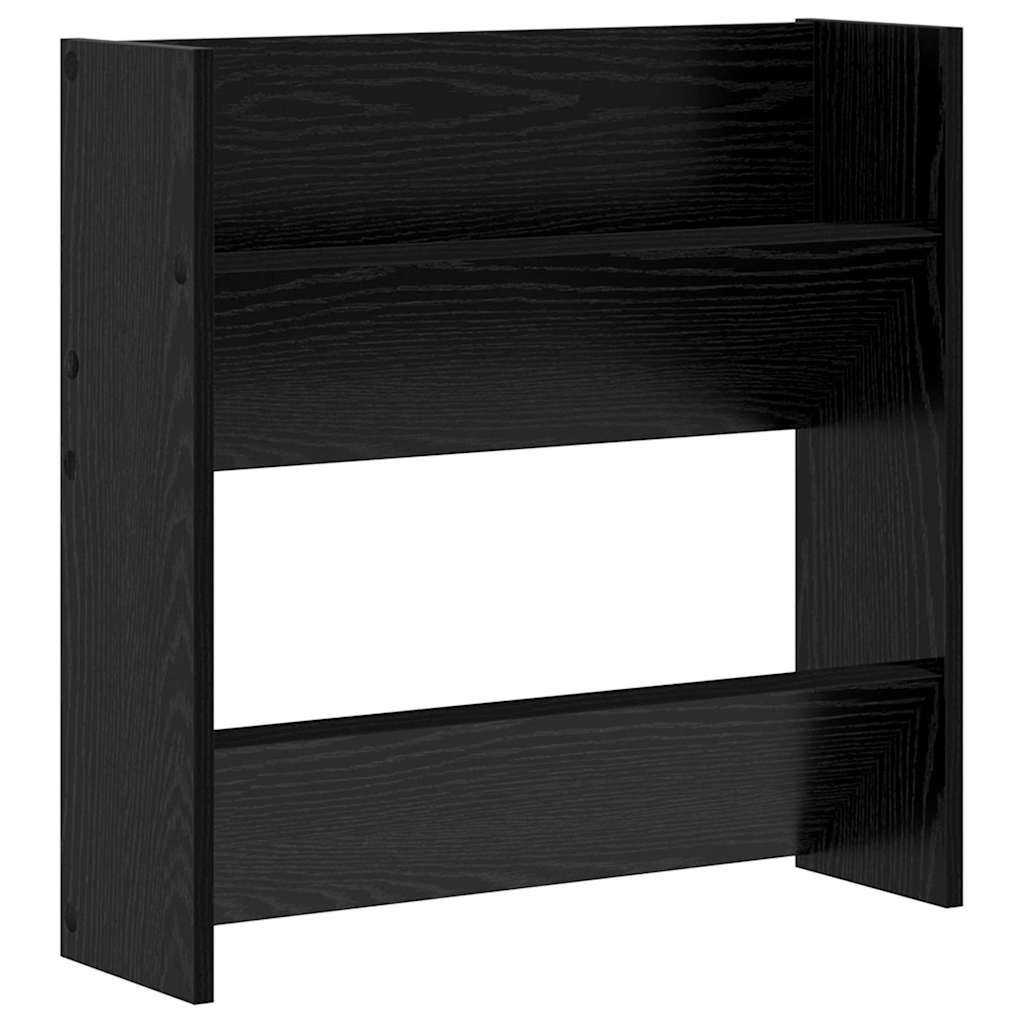 Ormar za cipele s policom 2 pcs Crni hrast 60 x 18 x 60 cm