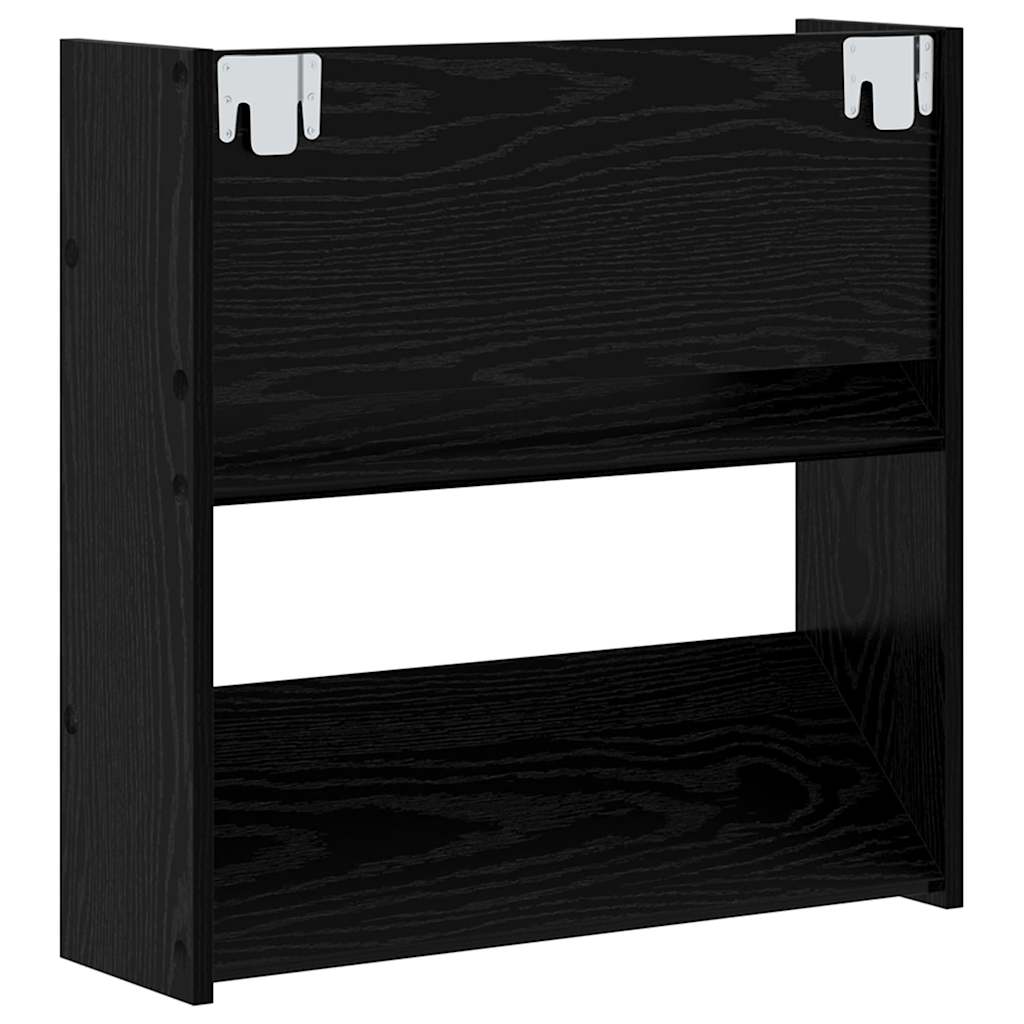 Ormar za cipele s policom 2 pcs Crni hrast 60 x 18 x 60 cm