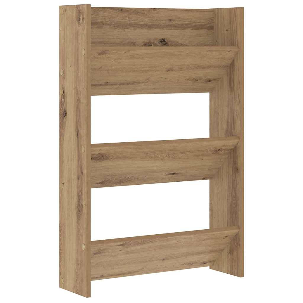 Ormar za cipele Zidne 2 pcs Umjetnički hrast 60 x 18 x 90 cm