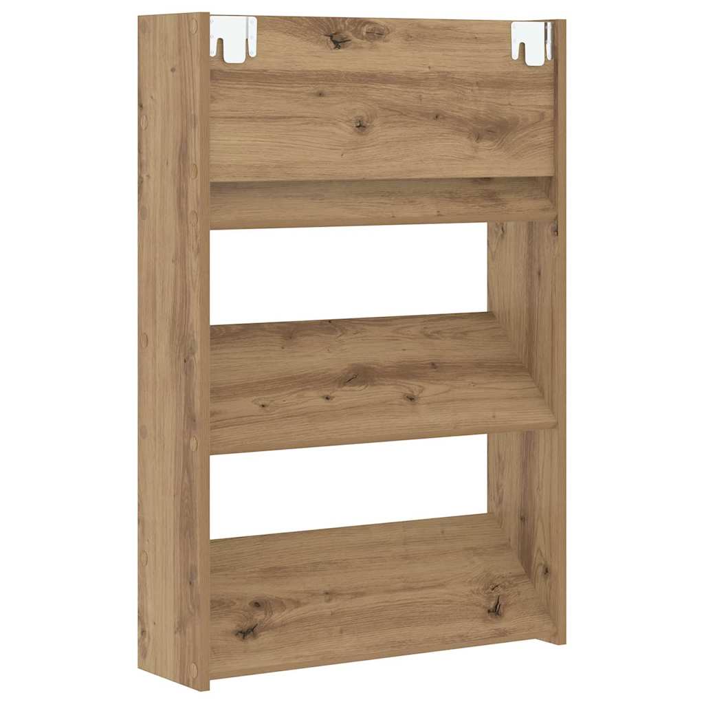 Ormar za cipele Zidne 2 pcs Umjetnički hrast 60 x 18 x 90 cm