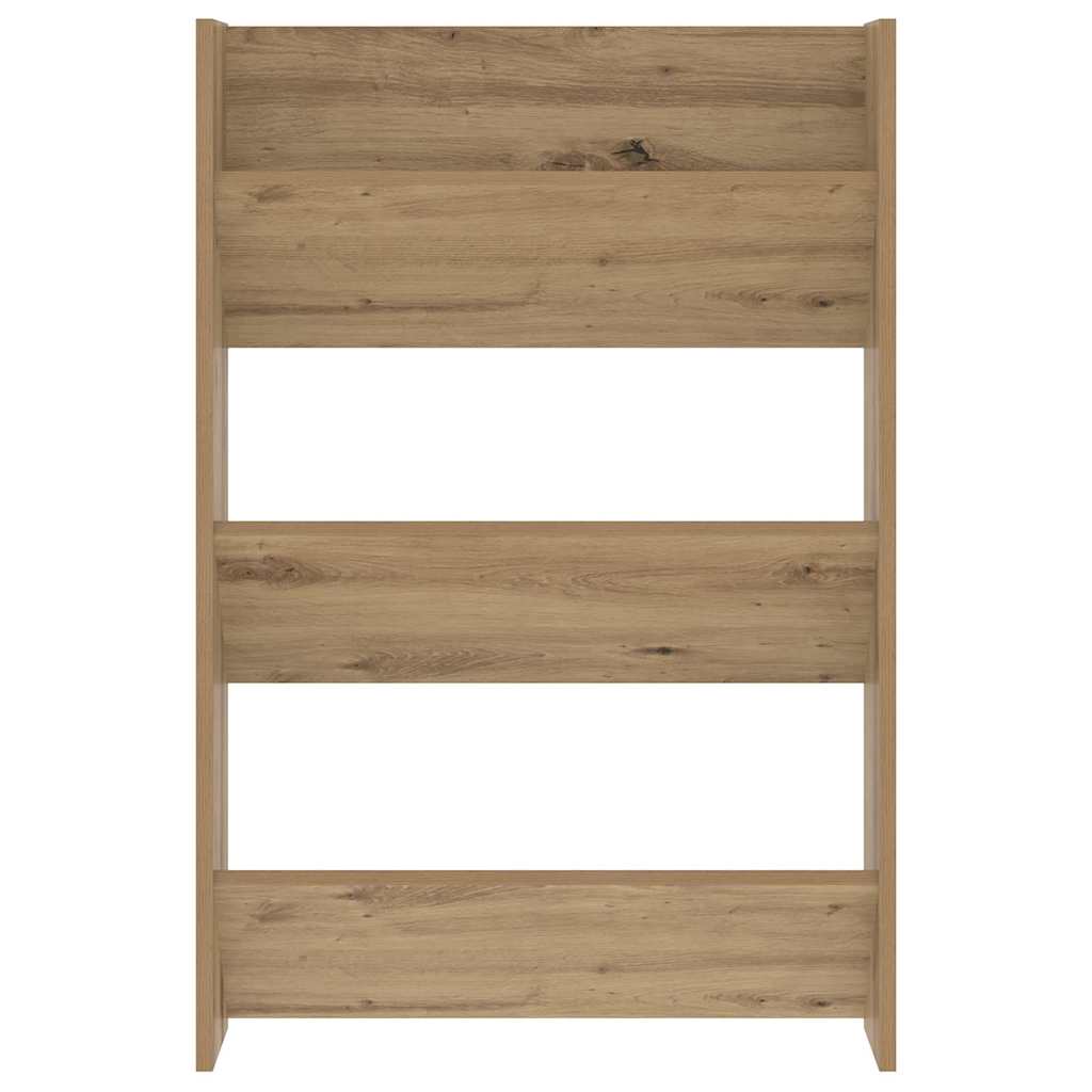 Ormar za cipele Zidne 2 pcs Umjetnički hrast 60 x 18 x 90 cm