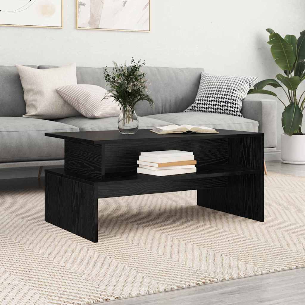 Kava Stol Crni hrast 90 x 55 x 42,5 cm Konstruirano drvo