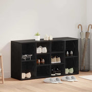 Klupa za cipele Crni hrast 103 x 30 x 54,5 cm Konstruirano drvo