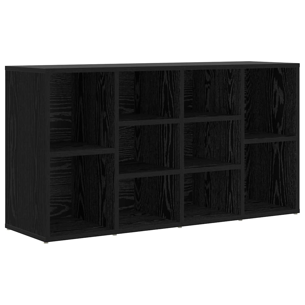 Klupa za cipele Crni hrast 103 x 30 x 54,5 cm Konstruirano drvo