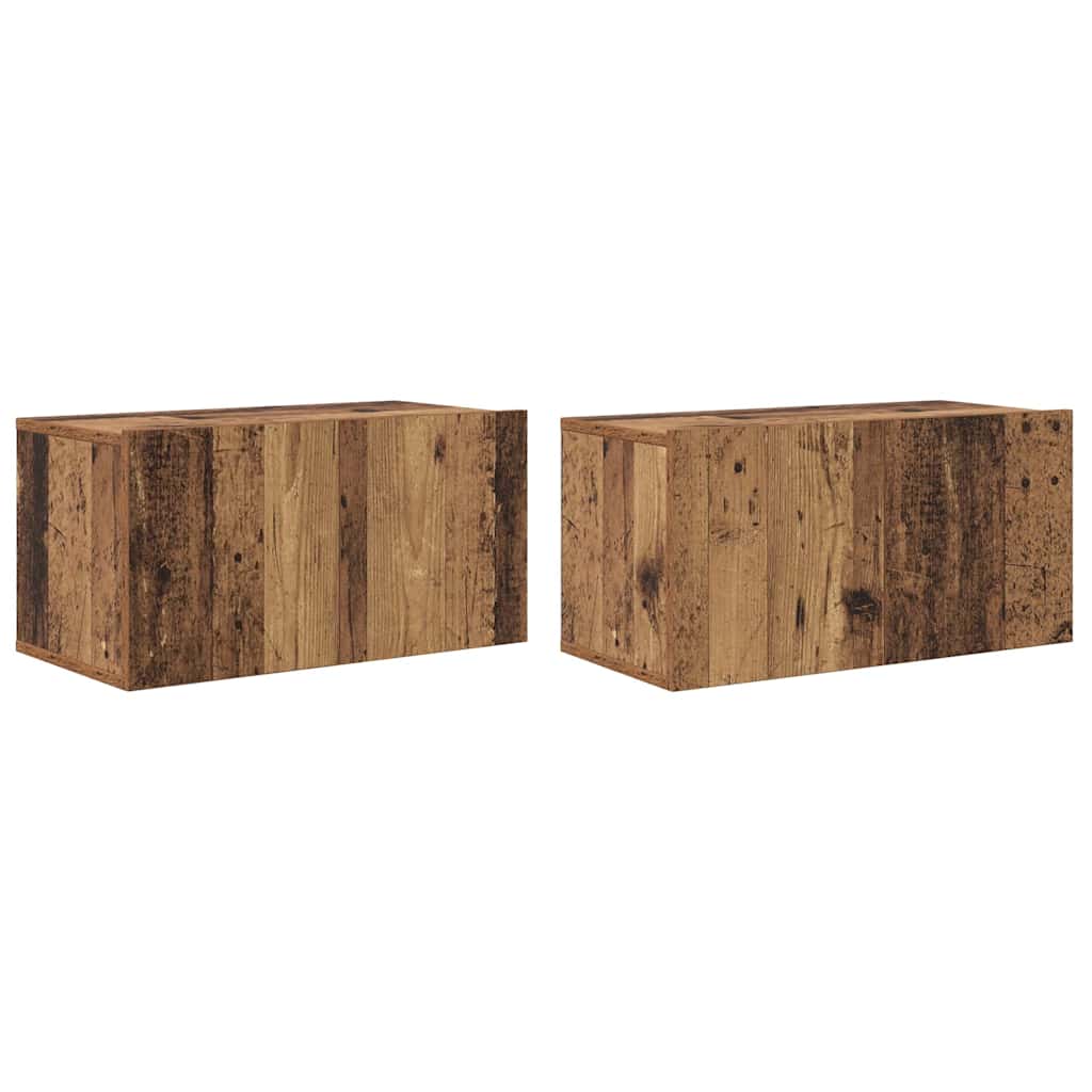 Set TV komoda 2 pcs Šareni 60 x 30 x 30 cm Konstruirano drvo