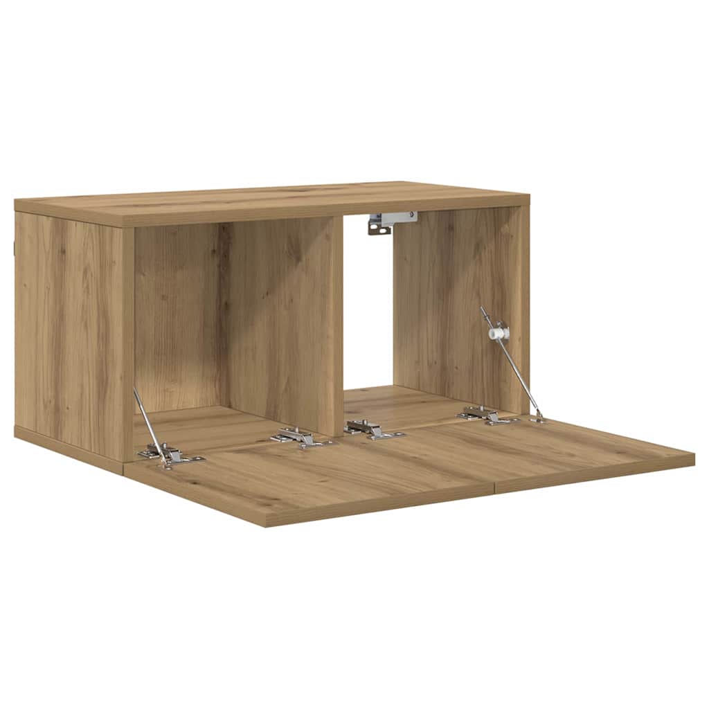 Set TV komoda Zidne Smeđa 60 x 30 x 30 cm Konstruirano drvo