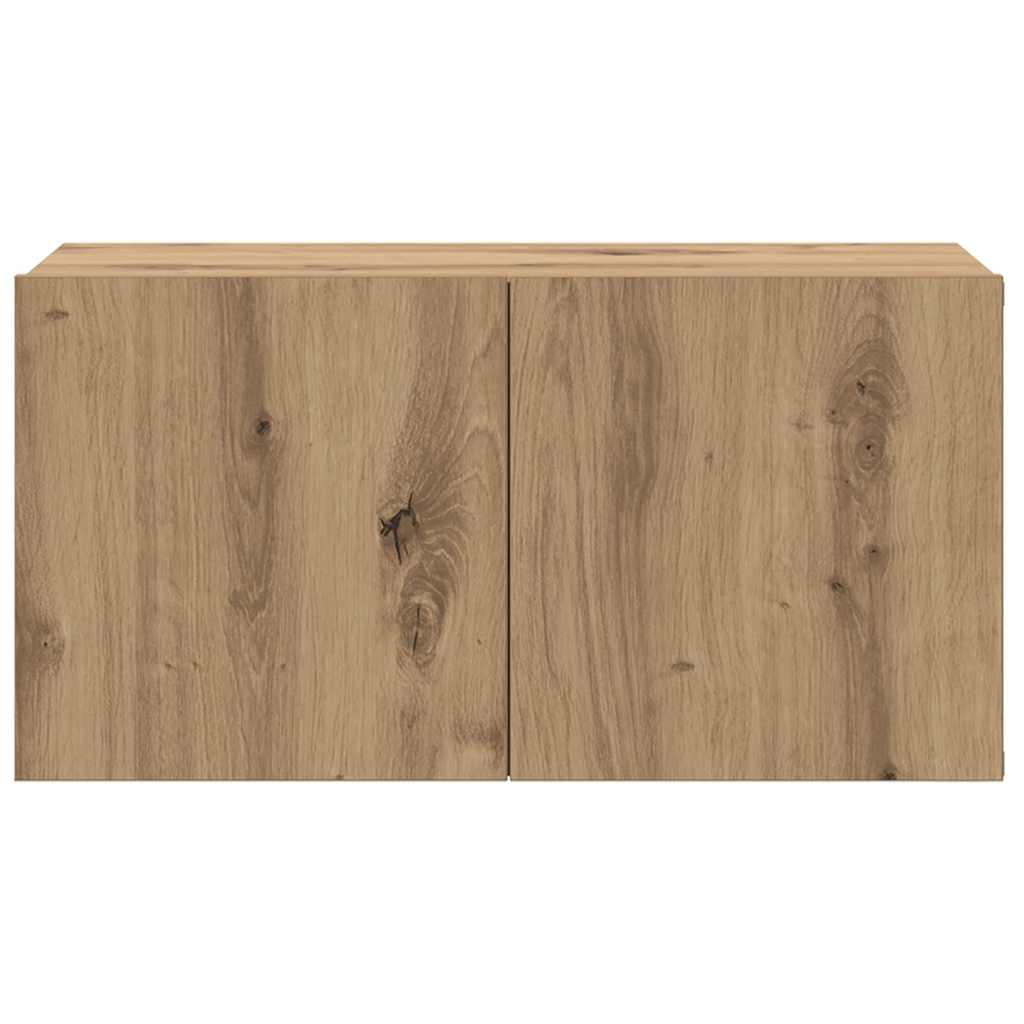 Set TV komoda 2 pcs Smeđa 60 x 30 x 30 cm Konstruirano drvo