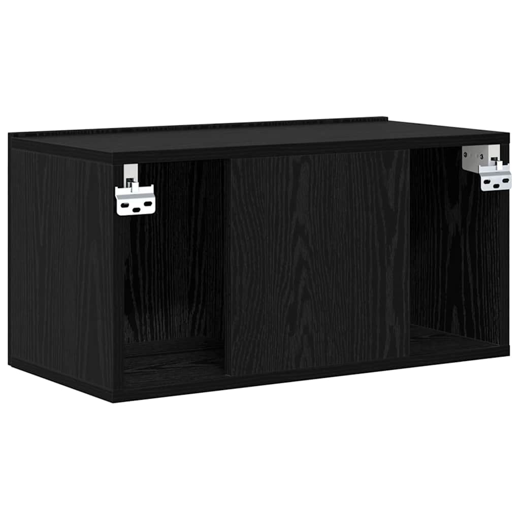 Set TV komoda Zidne Crna 60 x 30 x 30 cm Konstruirano drvo
