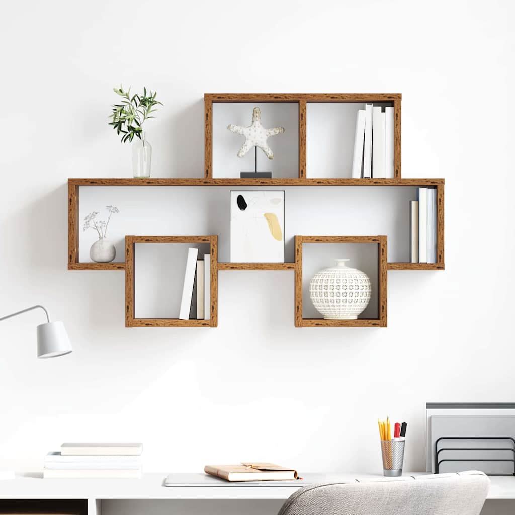 Polica na zidu Staro drvo 82 x 15 x 51 cm Konstruirano drvo