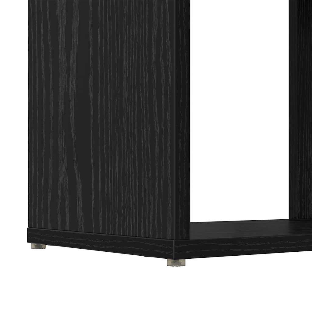 Set TV komoda Zidne Crna 60 x 24 x 125,5 cm Konstruirano drvo