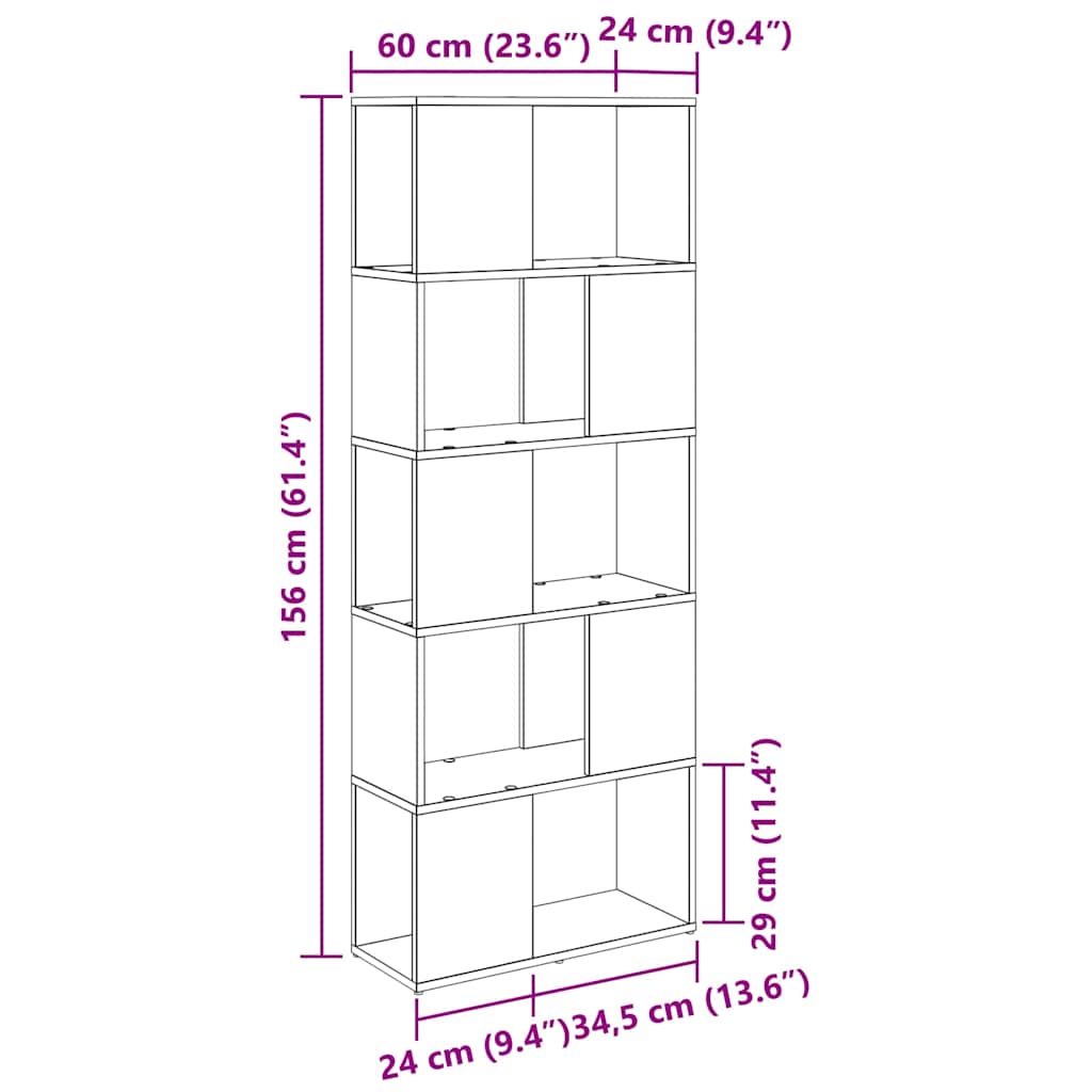 Set TV komoda Zidne Crna 60 x 24 x 156 cm Konstruirano drvo