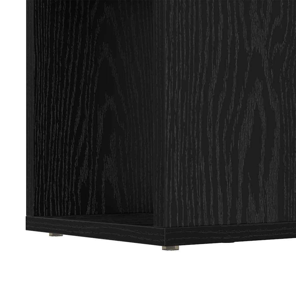 Set TV komoda Zidne Crna 80 x 24 x 125 cm Konstruirano drvo