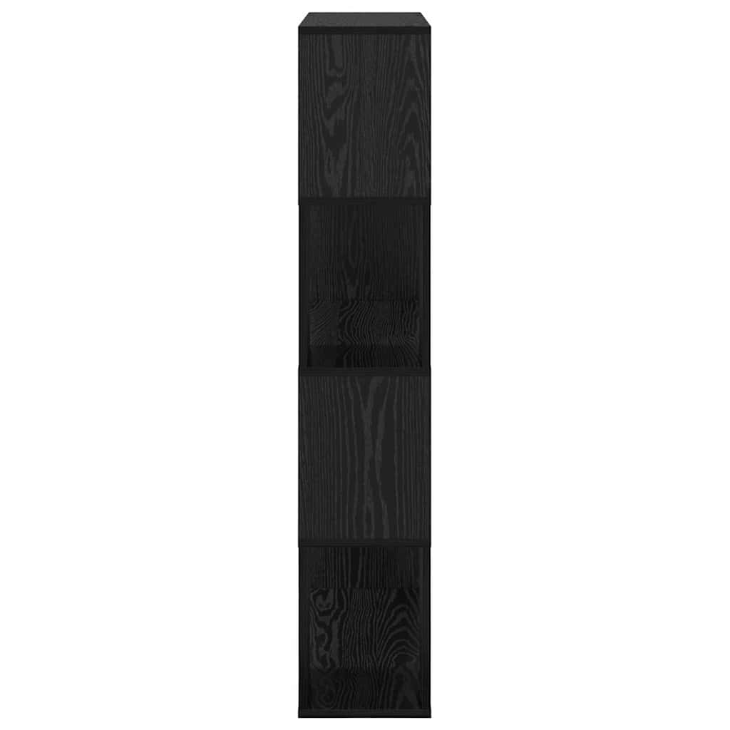 Set TV komoda Zidne Crna 80 x 24 x 125 cm Konstruirano drvo