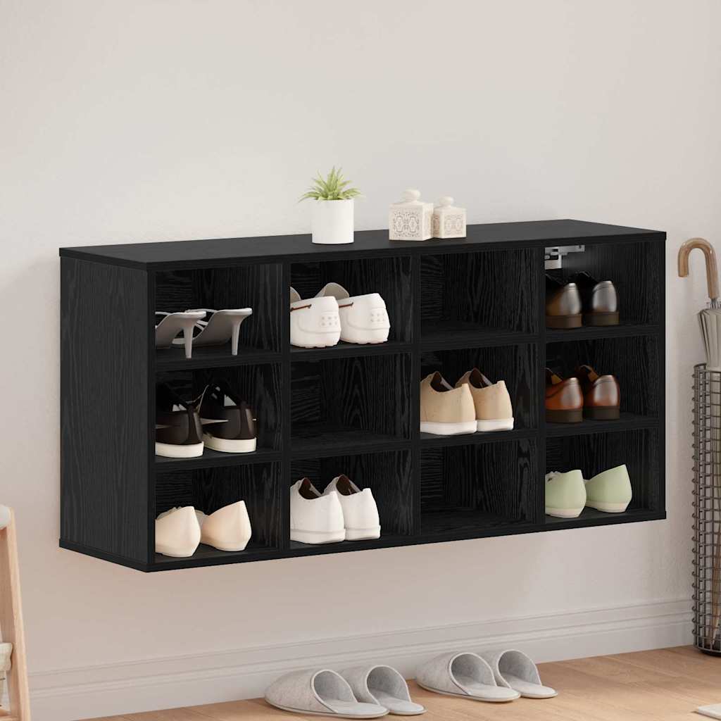 Ormar za cipele Crni hrast 103 x 30 x 51 cm Konstruirano drvo