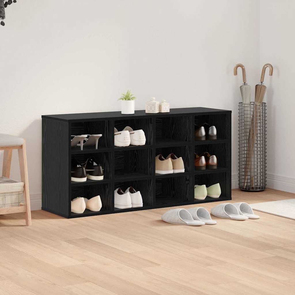 Ormar za cipele Crni hrast 103 x 30 x 51 cm Konstruirano drvo