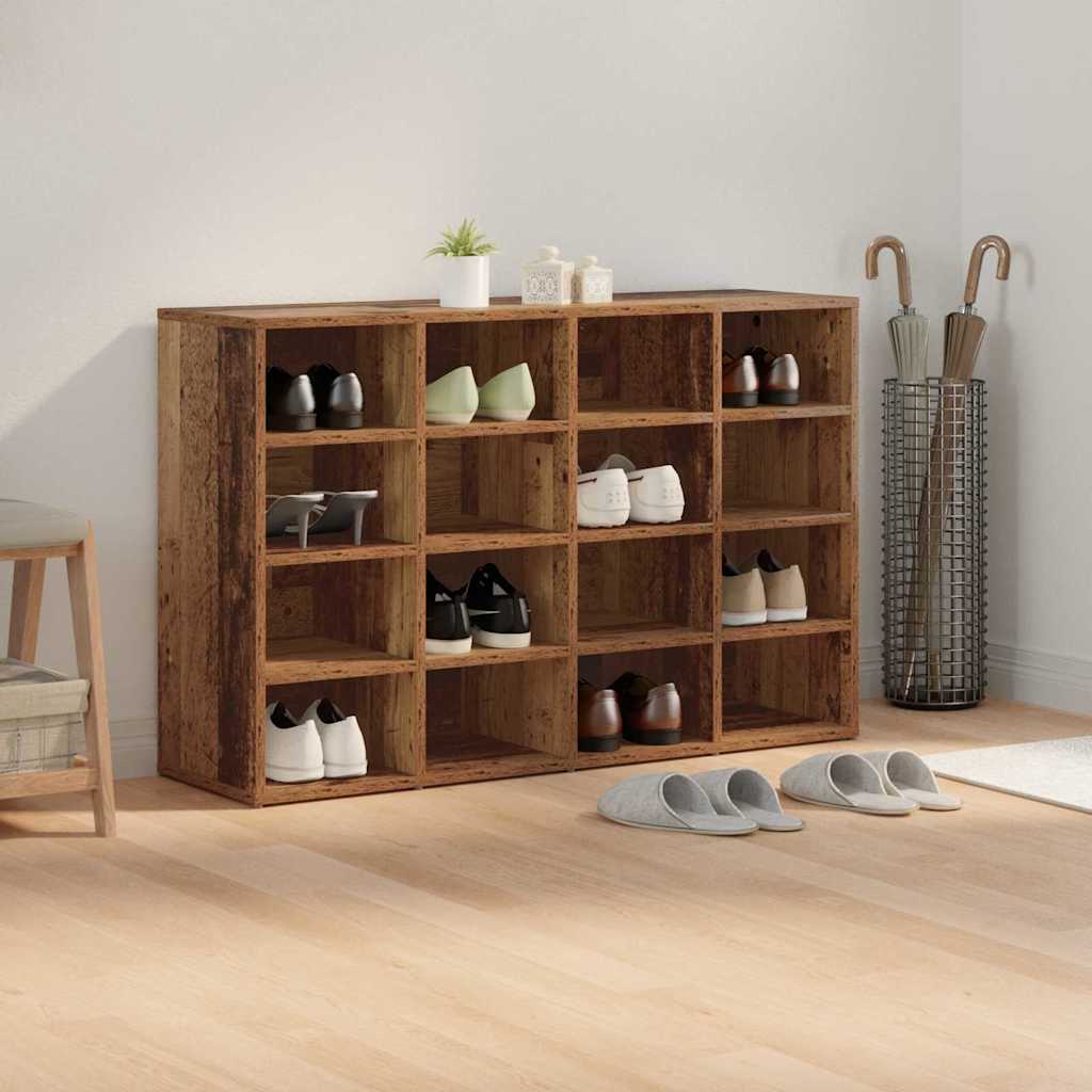 Ormar za cipele Staro drvo 103 x 30 x 67 cm Konstruirano drvo