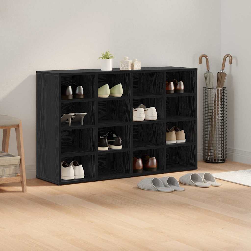 Ormar za cipele Crni hrast 103 x 30 x 67 cm Konstruirano drvo