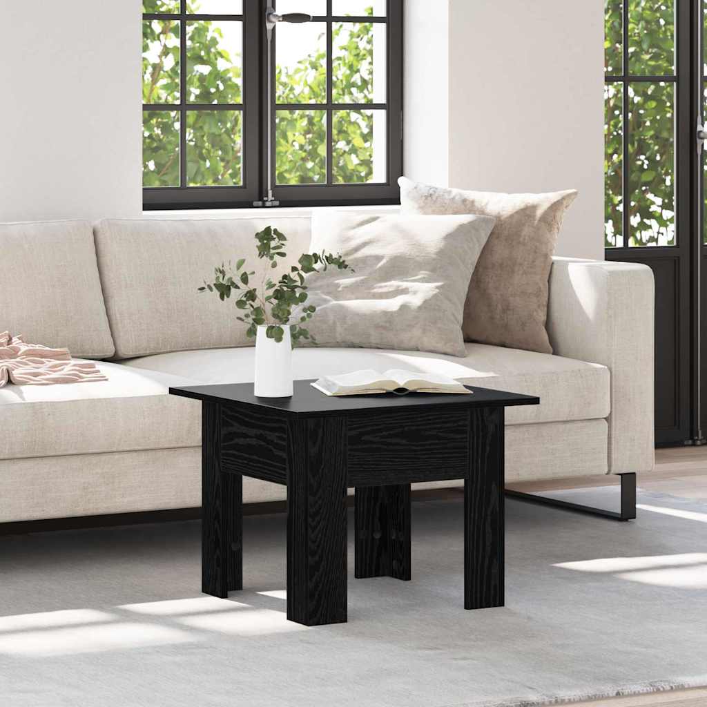 Kava Stol Crni hrast 55 x 55 x 42 cm Konstruirano drvo