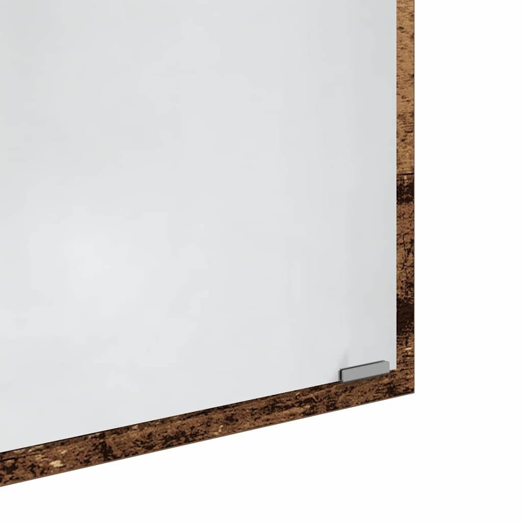 LED kupaonsko ogledalo Zidne Staro drvo 40 x 37 x 8.5 cm