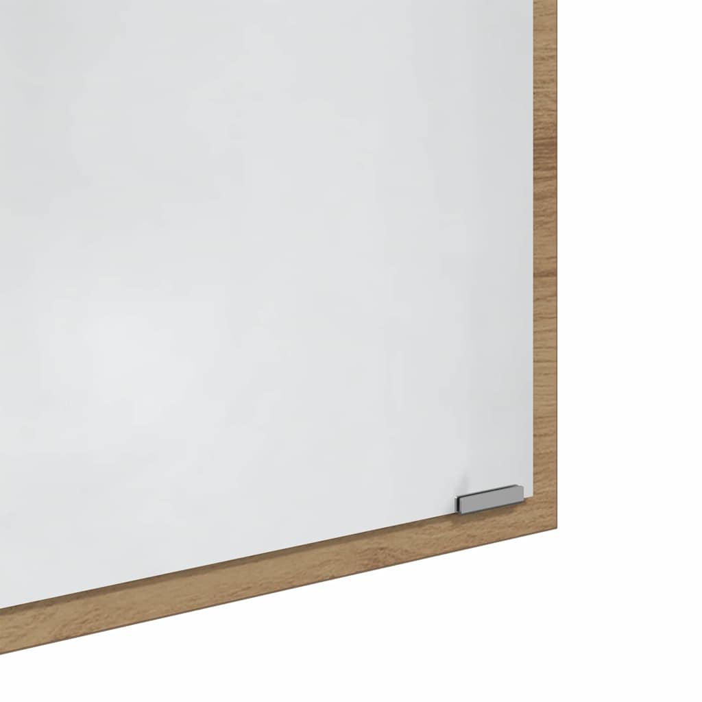 LED kupaonsko ogledalo Zidne Umjetnički hrast 40 x 37 x 8.5 cm