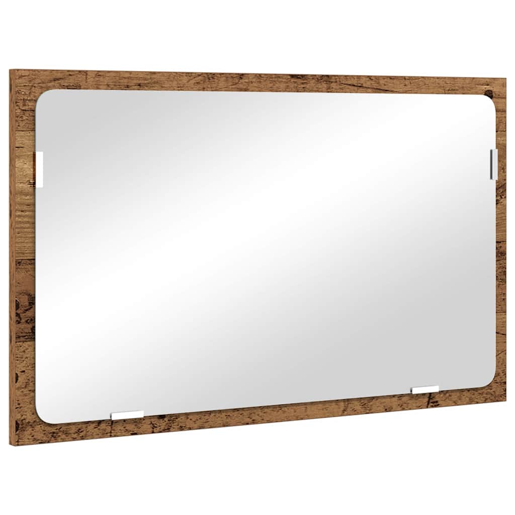 Set namještaja za kupaonicu s ladicama Zidne 2 pcs Staro drvo