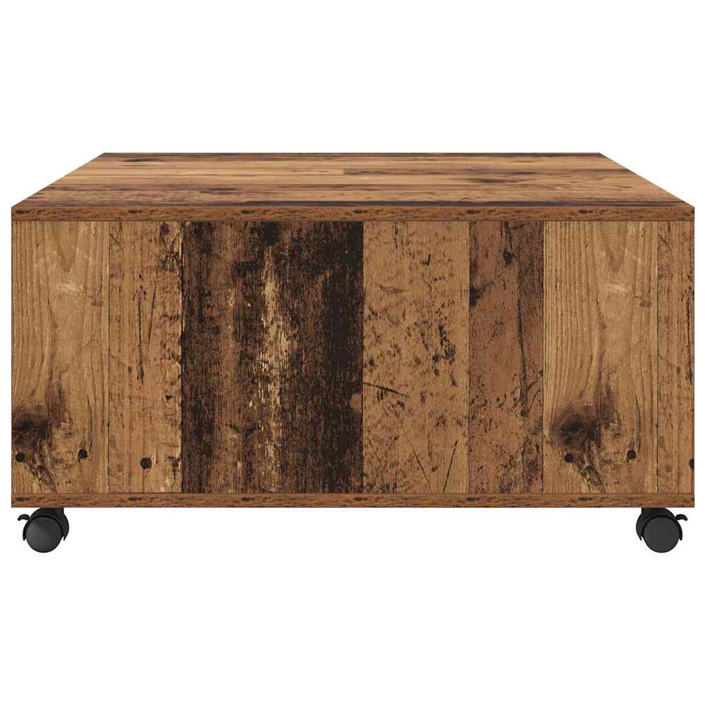 Kava Stol Staro drvo 75 x 75 x 38 cm Konstruirano drvo