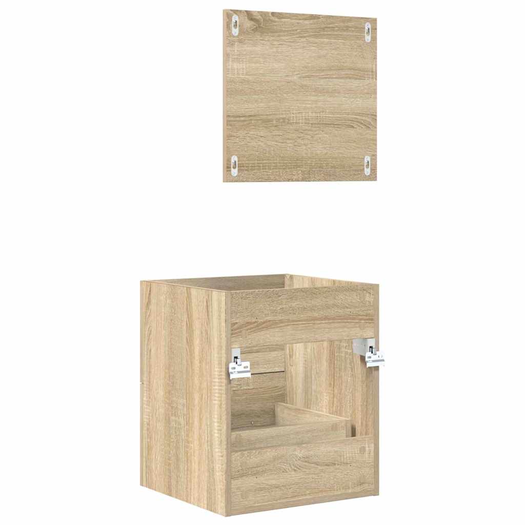 Set namještaja za kupaonicu s ladicama Smeđa 41 x 38,5 x 48 cm