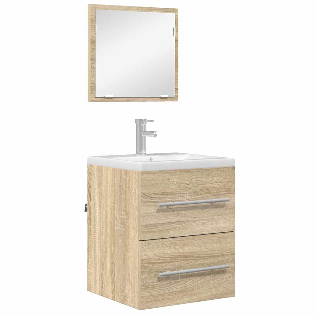 Set namještaja za kupaonicu s ladicama Smeđa 41 x 38,5 x 48 cm